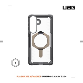 透灰(鈦灰圈)-UAG-磁吸耐衝擊支架經典保護殼-Sam S26+