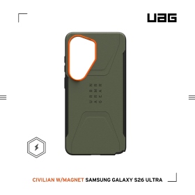 綠-UAG-磁吸耐衝擊簡約保護殼-Sam S26Ultra