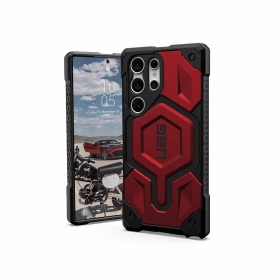紅-UAG Galaxy S23Ultra 頂級版耐衝擊保護殼兼容磁吸