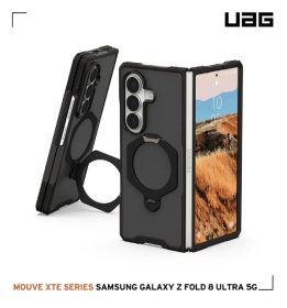 透黑-UAG-磁吸耐衝擊360支架(六角)保護殼-三星 Z Fold8Ultra