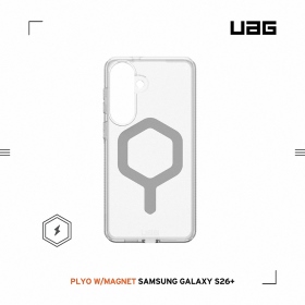 極透明(灰圈)-UAG-磁吸耐衝擊全透保護殼-Sam S26+