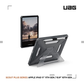 灰- UAG iPad10-2022.iPad11-2025 10.9吋耐衝擊支架極簡保護殼
