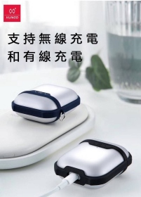 黑-XUNDD 甲殼蟲系列 AirPods 3 保護殼