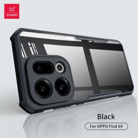 黑-Xundd甲殼蟲 OPPO find X9保護殼