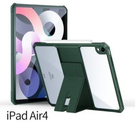 綠-XUNDD iPad Air4  10.9 甲殼蟲系列平板支架背蓋