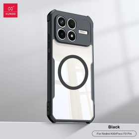 黑 XUNDD甲殼蟲引磁環保護殼-POCO F8Ultra