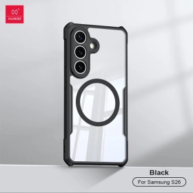 黑 XUNDD甲殼蟲引磁環保護殼-Samsung S26